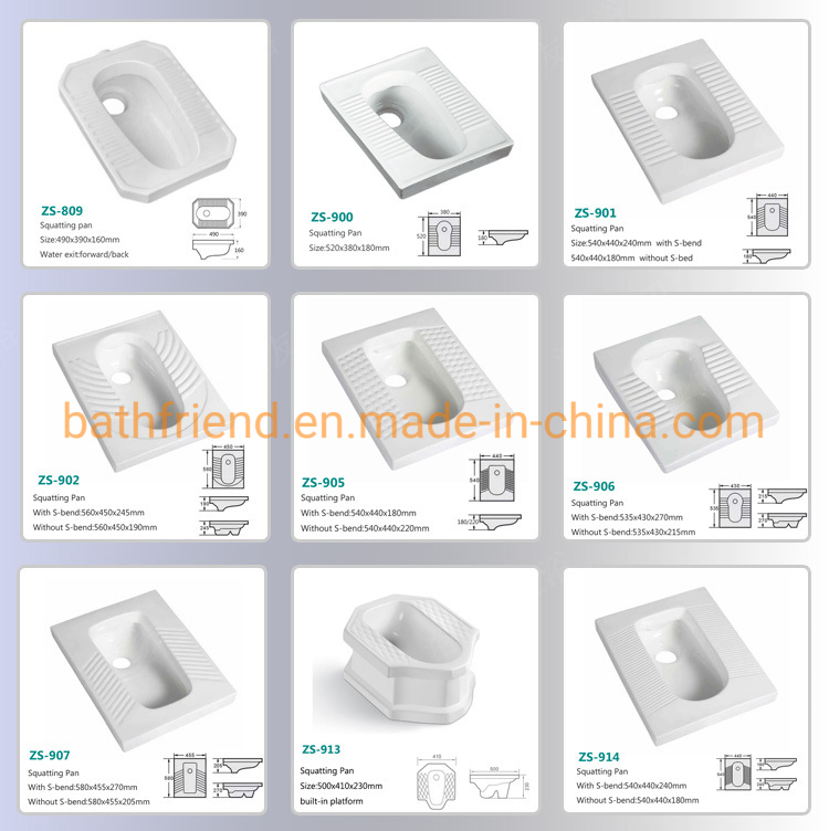 Africa Cheap Wc Italian Standard Toilet Squatting Pan Made in China Victory Toilet Wc Pan