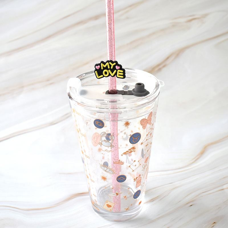 Eco-Friendly Summer Straw Charm Accessories for Stylish Covers