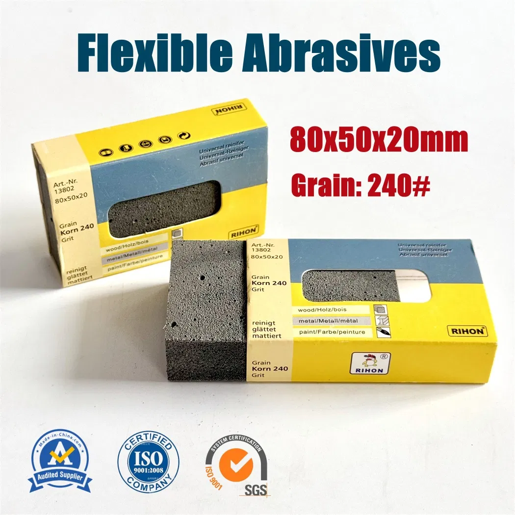 Flexible Oilstone 80X50X20mm Manual Grinding Grit 120# 240# Silicon Carbide Abrasive