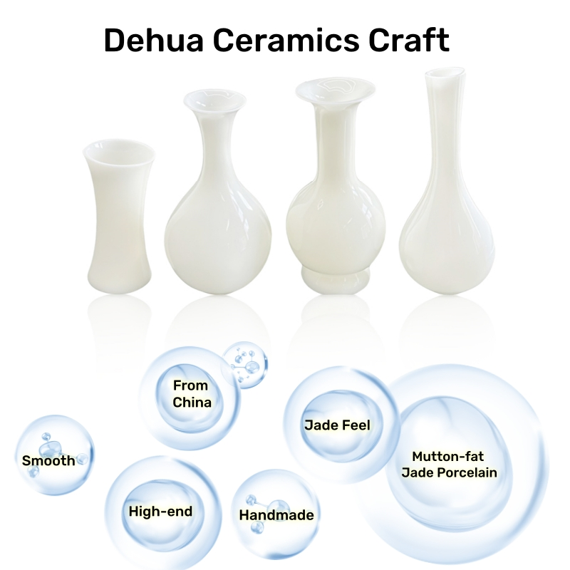 Ceramic Source Factory Customized Fine Blanc De Chine to Design Art Ceramics