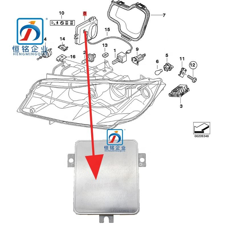Car Accessories High Performance Xenon HID Headlight Ballast Control Unit for BMW E90