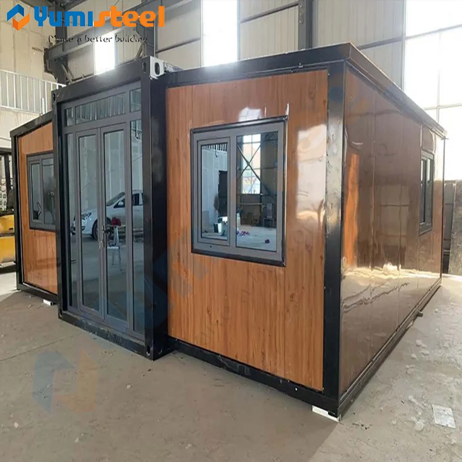 Factory Luxury Prefabricated Living Apartment Prefab Livable Container Home for Slovenia