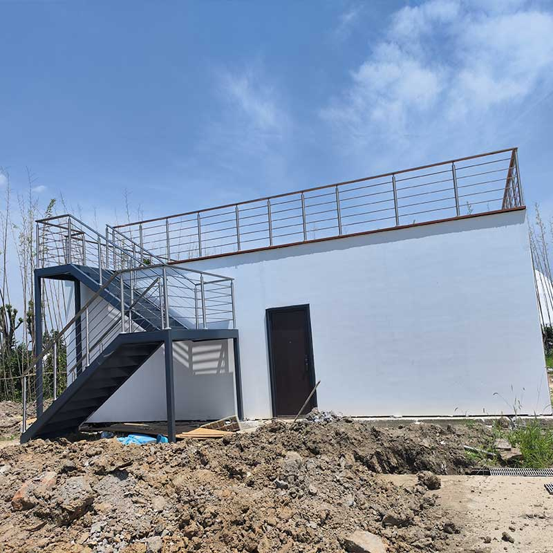 American Standard Light Steel Frame Prefabricated Luotong Camp Office Fast Construction