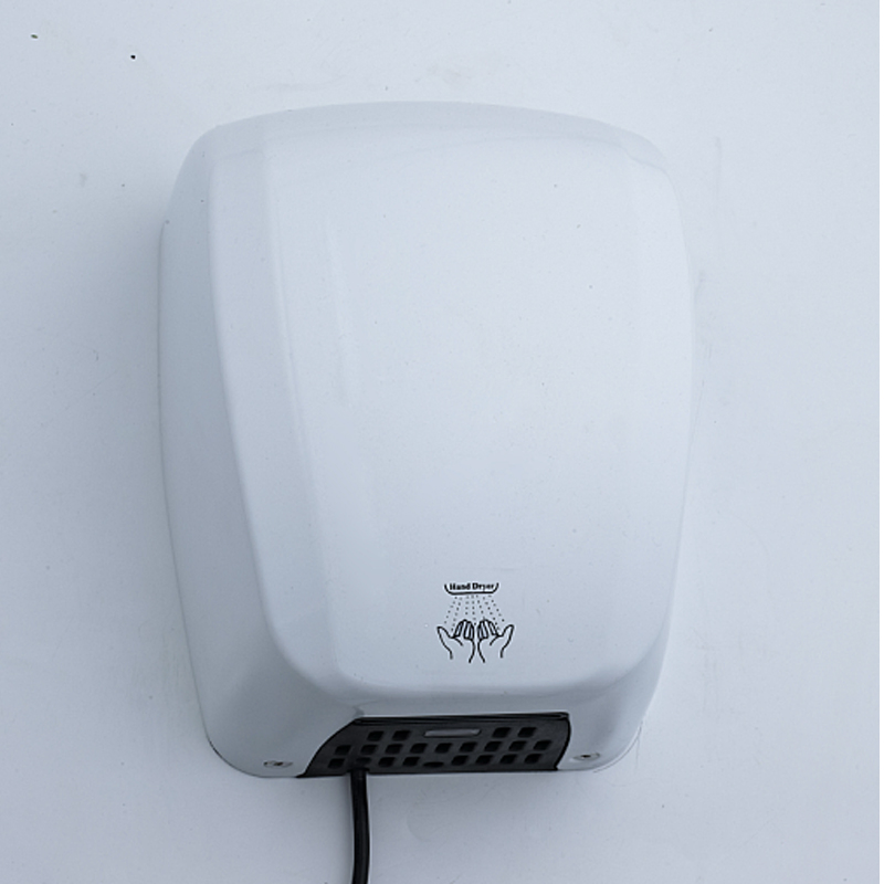 High Rpm Brushless Motor ABS Model Washrooms Hand Dryer