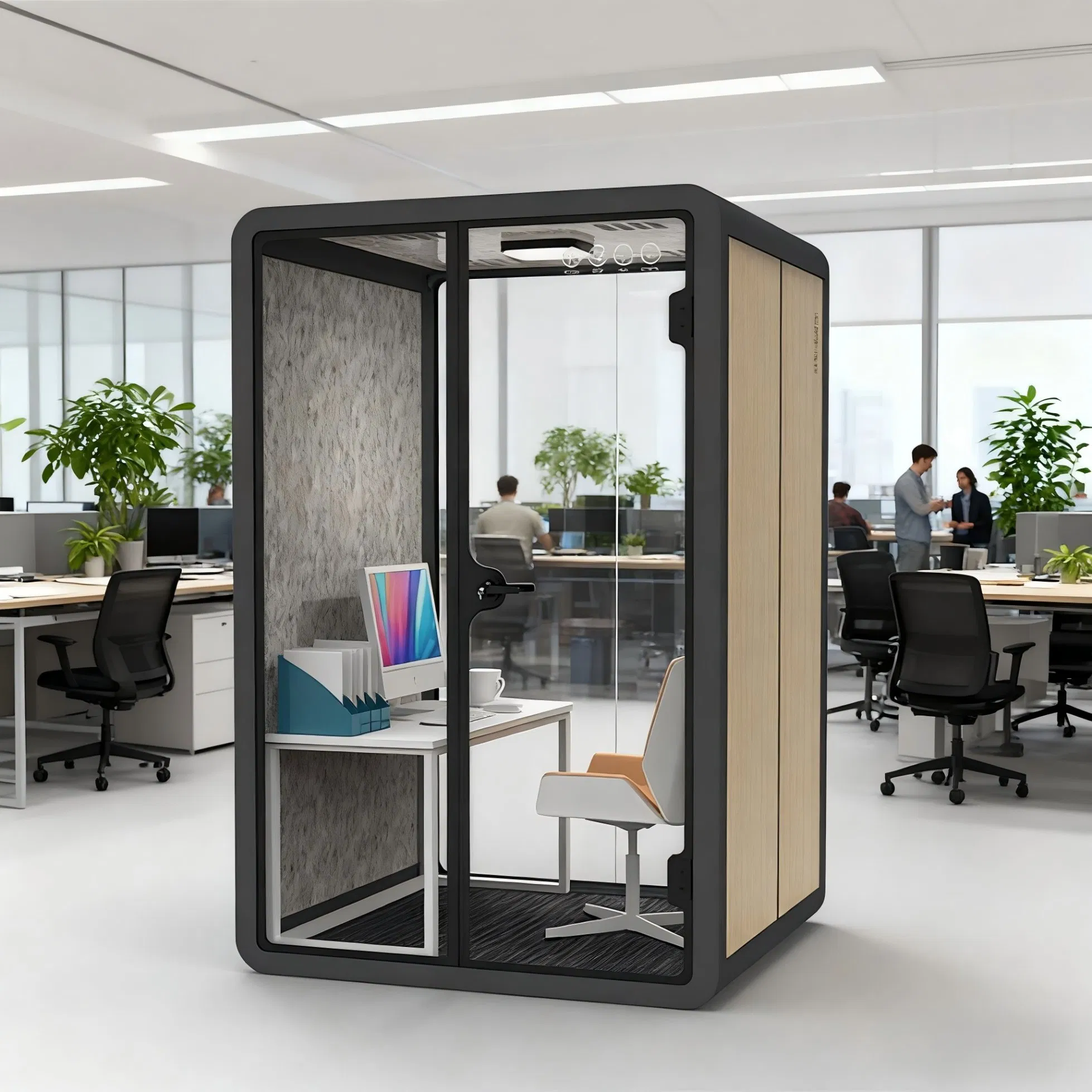 Prefabricated Modular Prefab House Assembled Soundproof Booth Office Pod