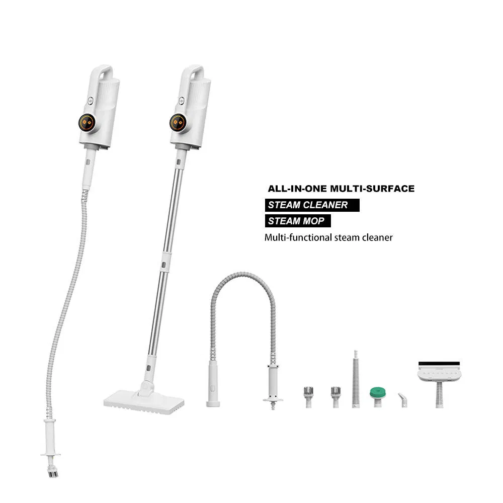 1500W LED Display Automatic Washing Machine Steam Mop Electric Handheld Upright Steam Mop Cleaner