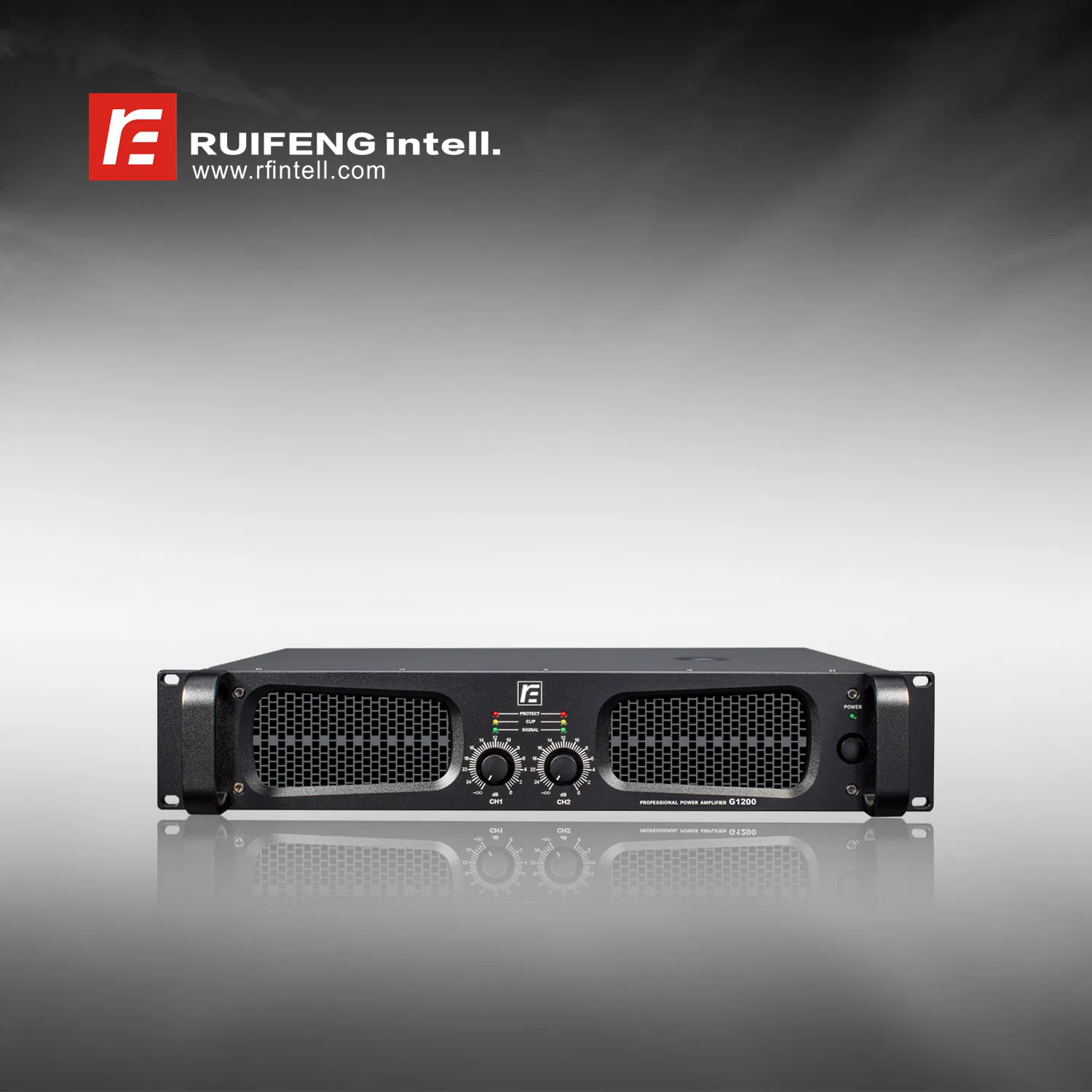 Ruifeng Power Amplifier / 2 Channel Speaker Powerful Digital System Amplifier G1200