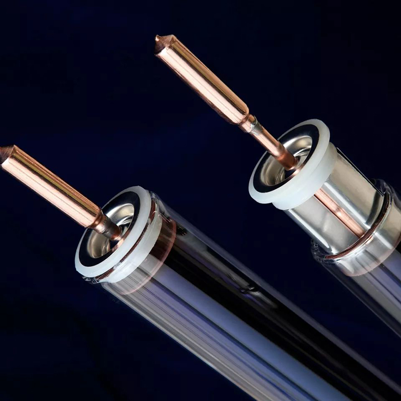 OEM Manufacturer Heat Pipe Pressure Solar Thermal Water Heater Mounted on Rooftop