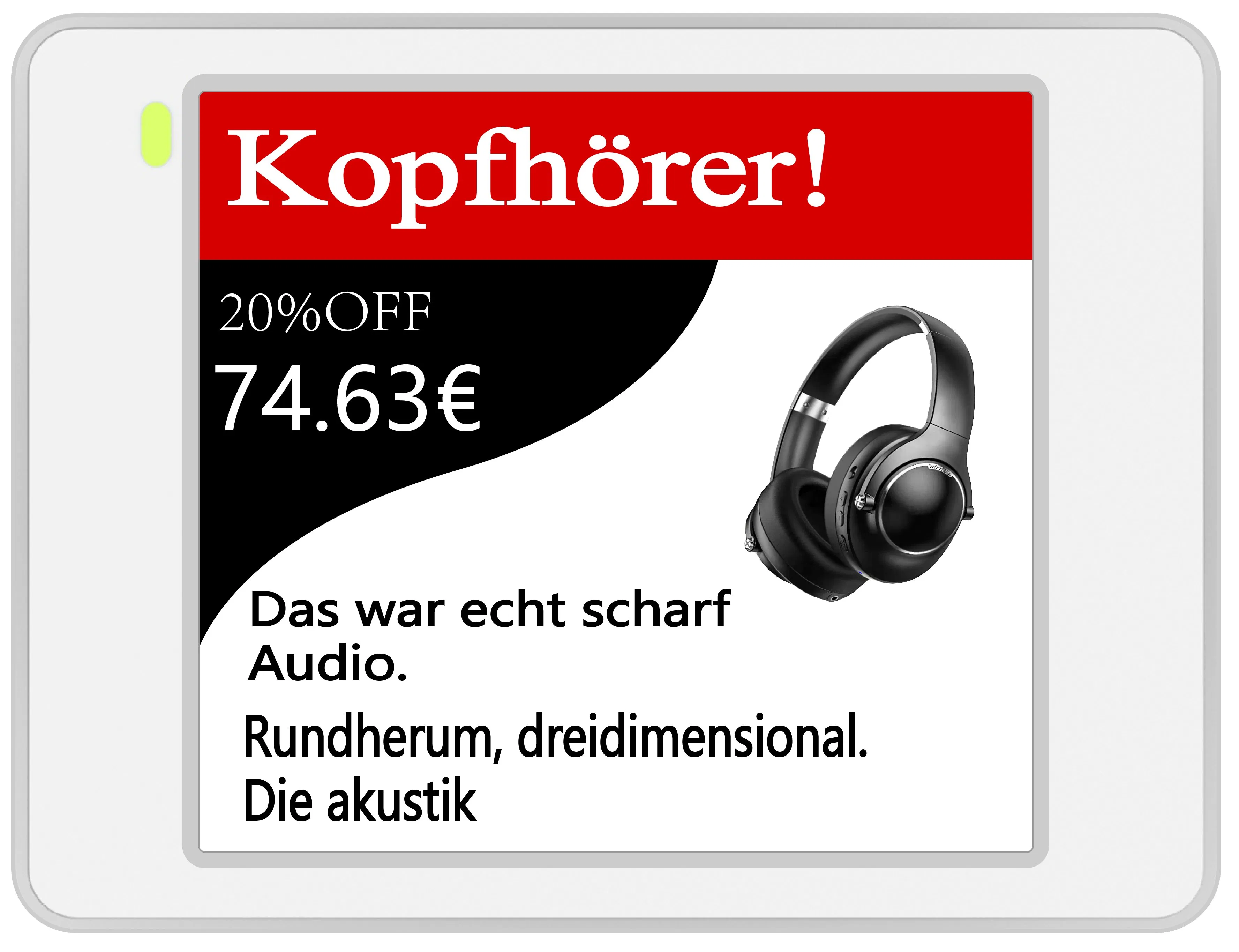 1.54 Inch E-Ink Shelf Labels for Retail Price Tag Solutions