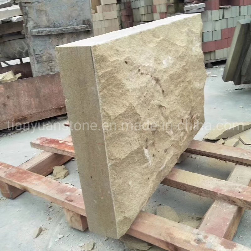 Exterior Wall Cladding Light Beige Yellow Sandstone