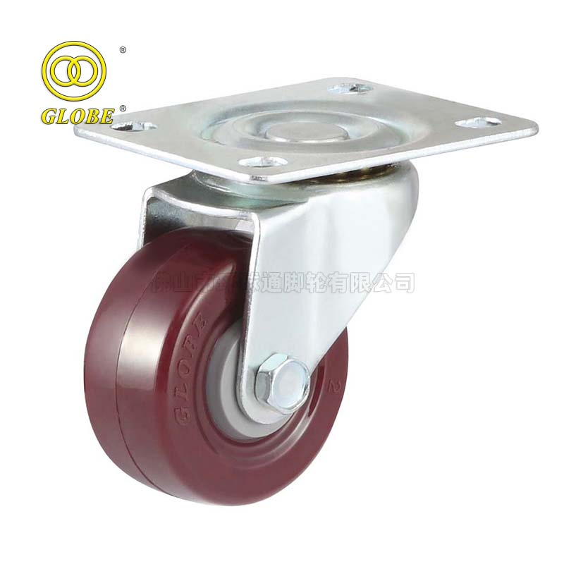 Threaded Stem Installation Swivel Wheel Caster for Small Carts Small Caster Truckle
