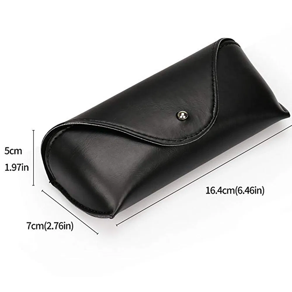 Factory Eco Friendly Eyeglasses Pouches Wholesale Sunglass Case Women PU Leather Custom Funky Eye Glasses Case