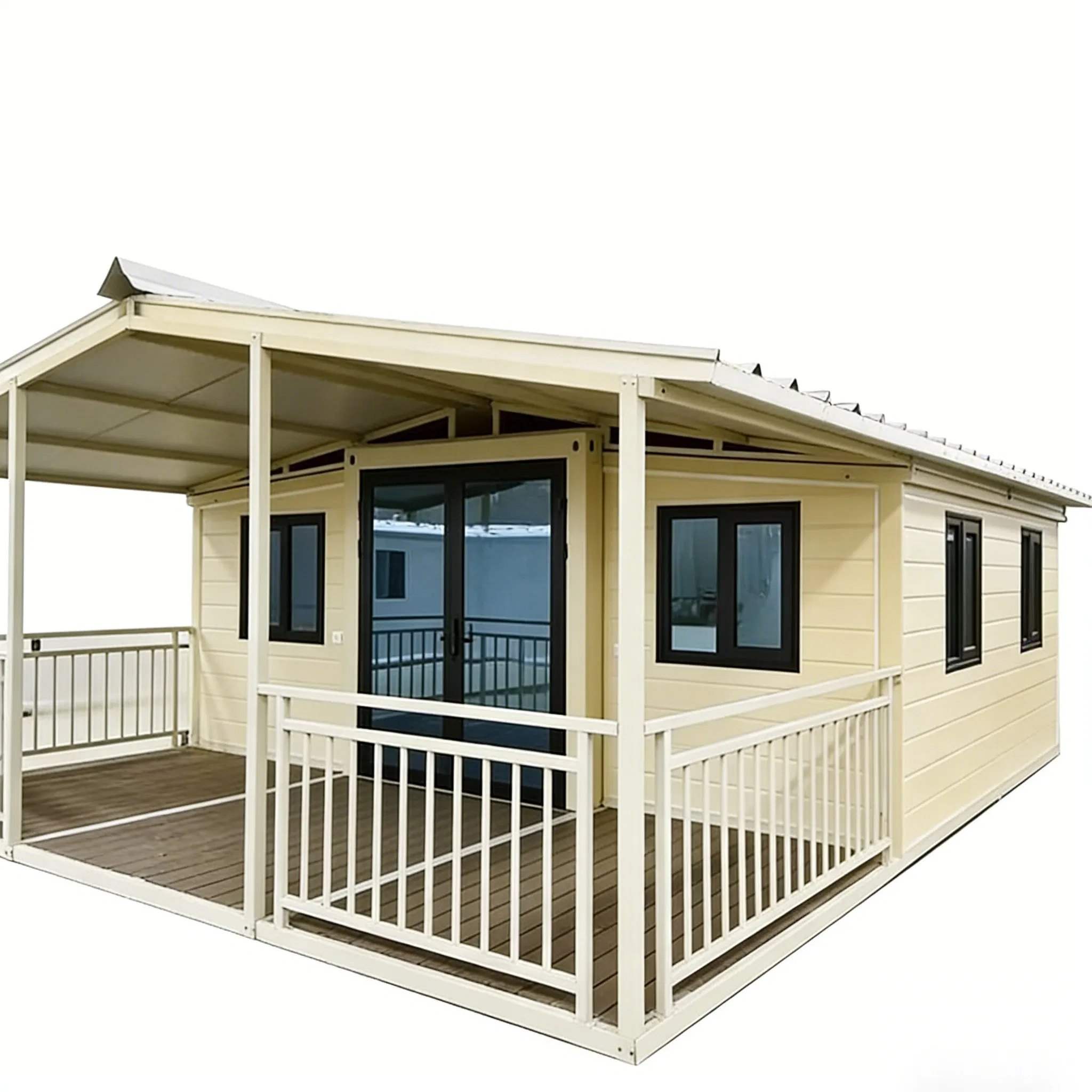 Private Backyard Guest House for Family Expansion Easy Installation in Narrow Spaces Space Saving Modular Architecture Design Backyard Guest House