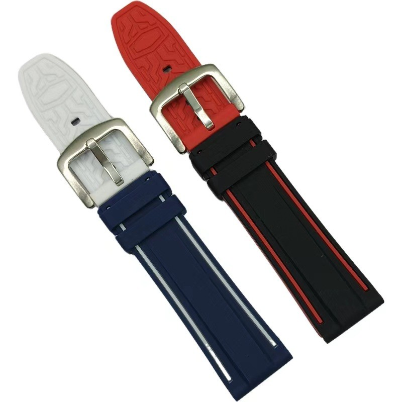 Silicone Watch Strap Suitable for Samsung and Huawei, Waterproof, Unisex. Silicone Watch Strap for Smart Watches. Watch Accessories