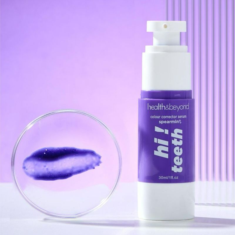 OEM Supplier 30ml Travel Size Teeth Whitening Purple Colour Corrector Serum Toothpaste