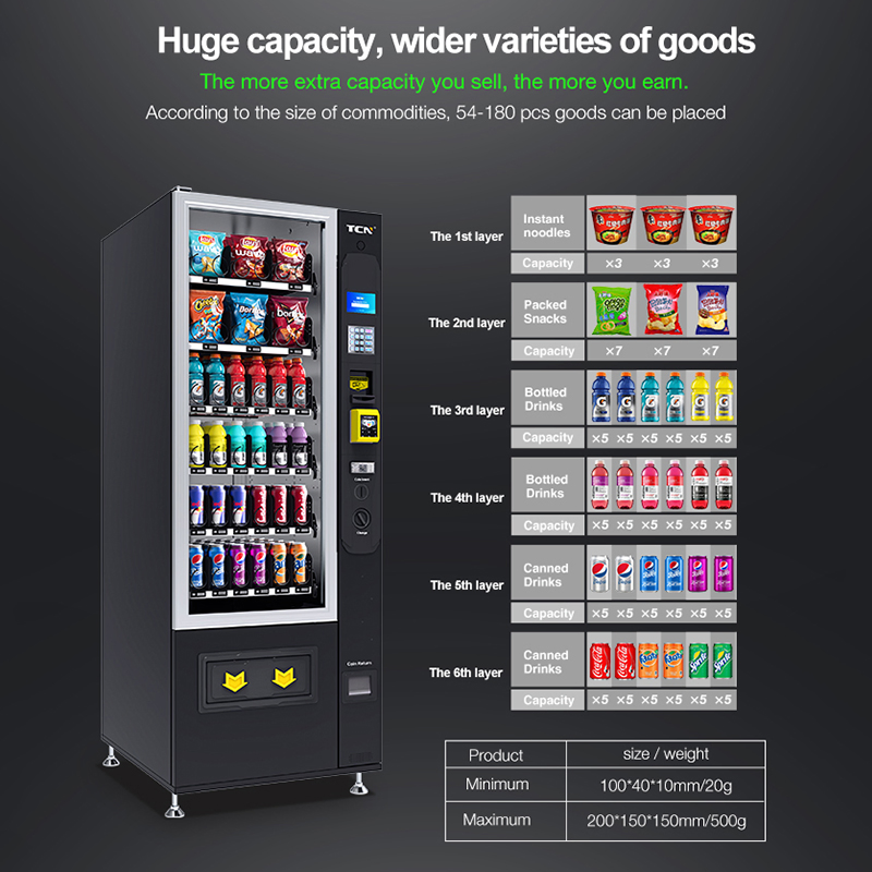 Tcn Mini Automatic Snack/Drink Vending Machine with Cool System