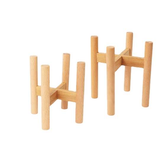 Подставка для растений бамбуковая настольная