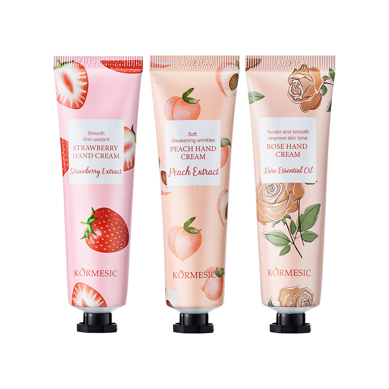 Factory Price Strawberry Plant Extract Organic Whitening Moisturizing Hand Cream6