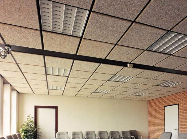 Colorful Installation Acoustic Fiber Wood Wool Cement Boards for Ceiling