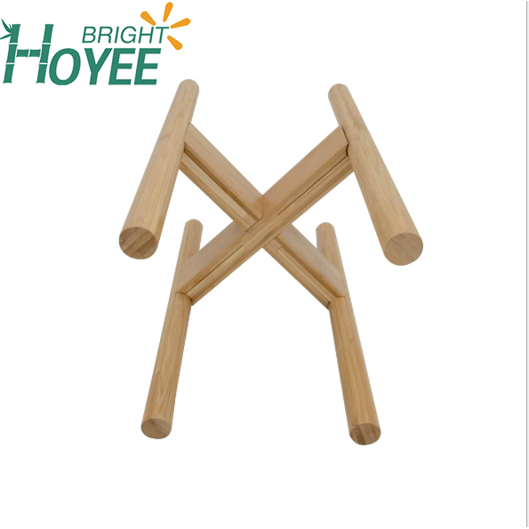 Adjustable Plant Stand Bamboo Indoor Outdoor Planter Stand Extendable for Home and Office