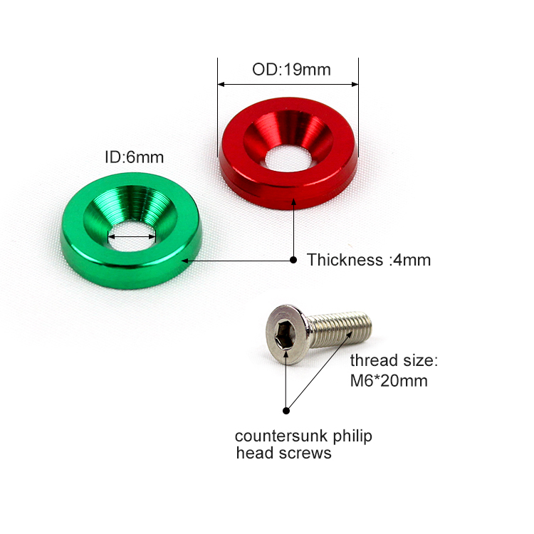 Professional Lightweight Aluminum Fender Washer