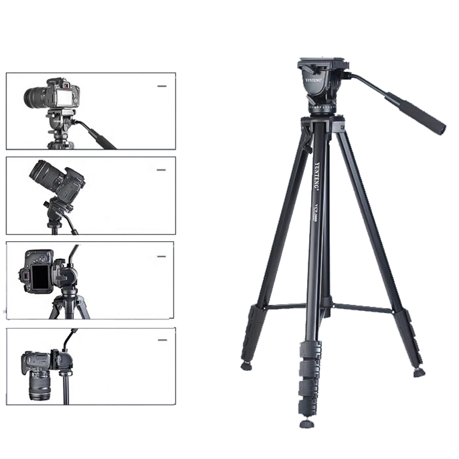 Профессиональный штатив YUNTENG VCT-3000 с гидравлической головкой