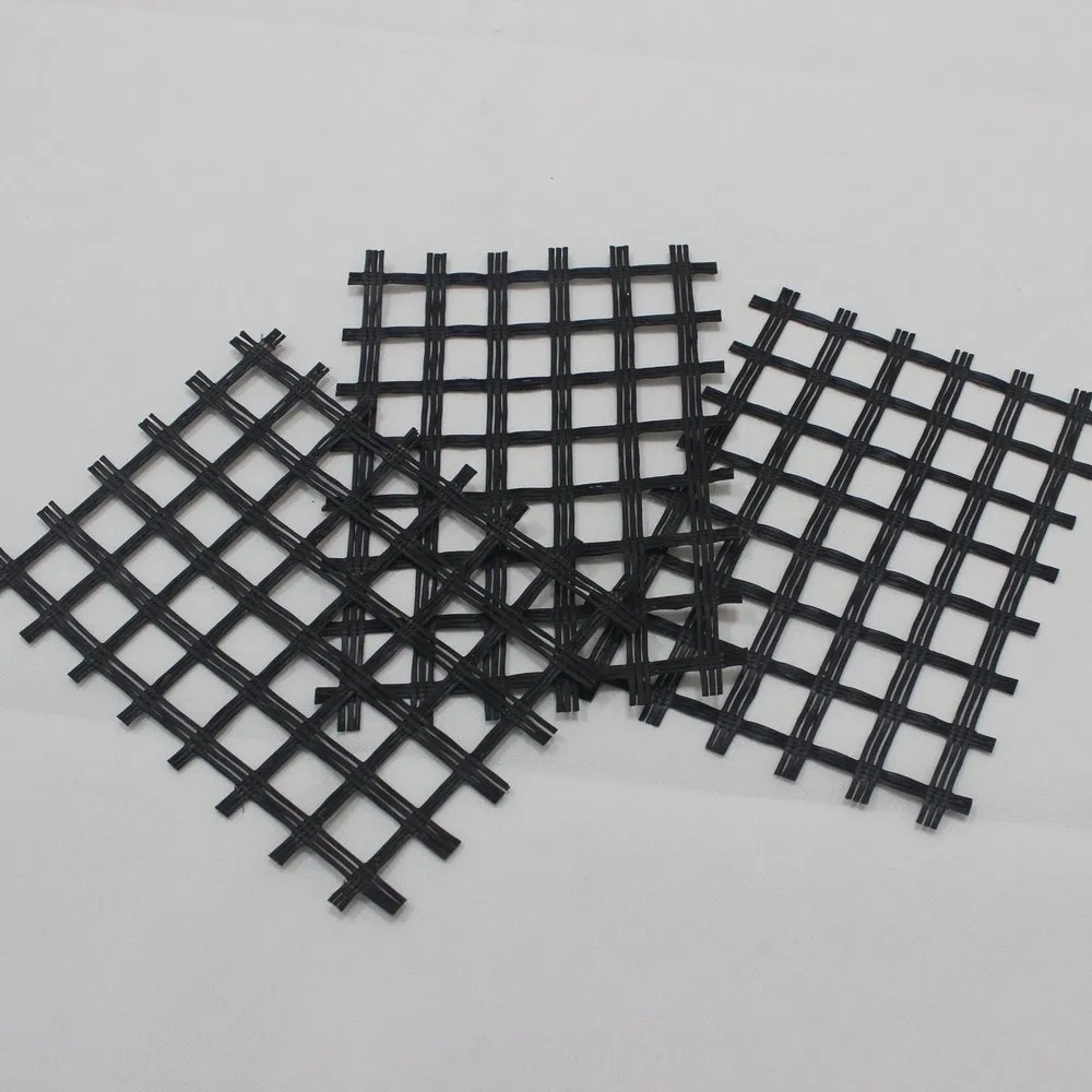 Strong Flexibility Quick Installation OEM ODM Custom Glassfiber Geogrid