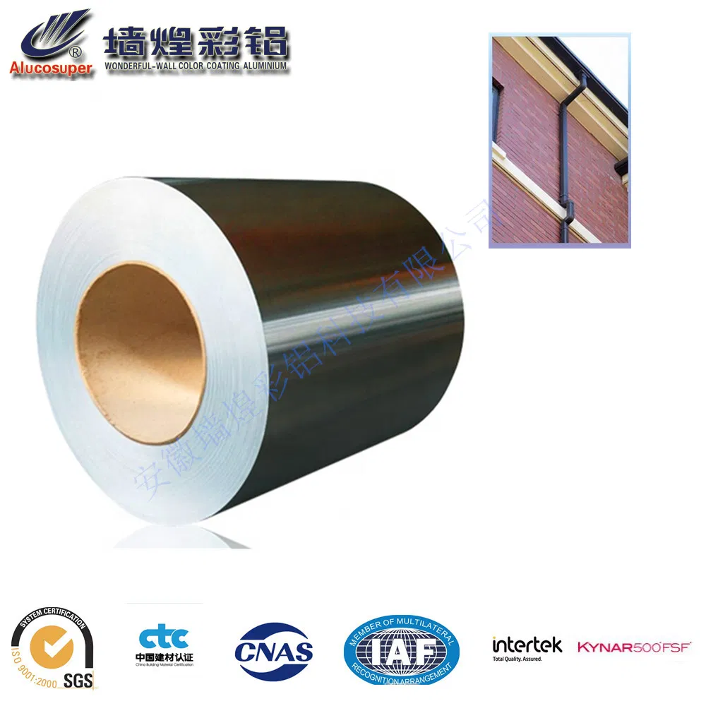 Ral Color Prepainted Aluminum Sheet Coil Used for Guttes/Downpipe