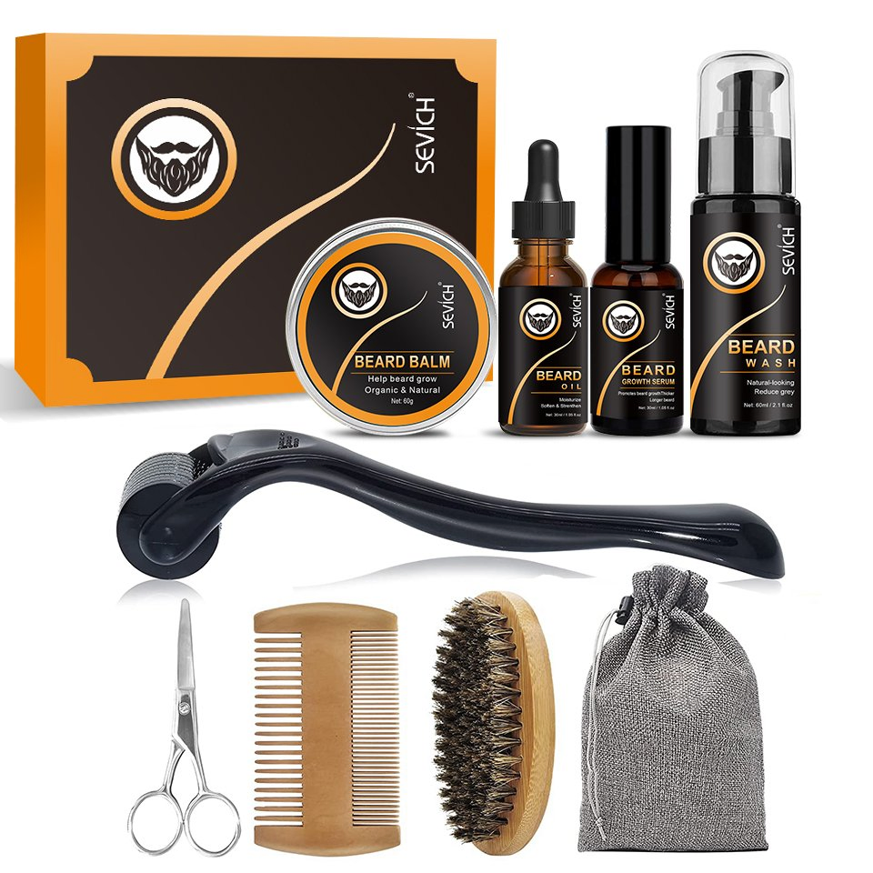 Sevich Private Label Organic Beard Growth Oil Beard Oil Kit