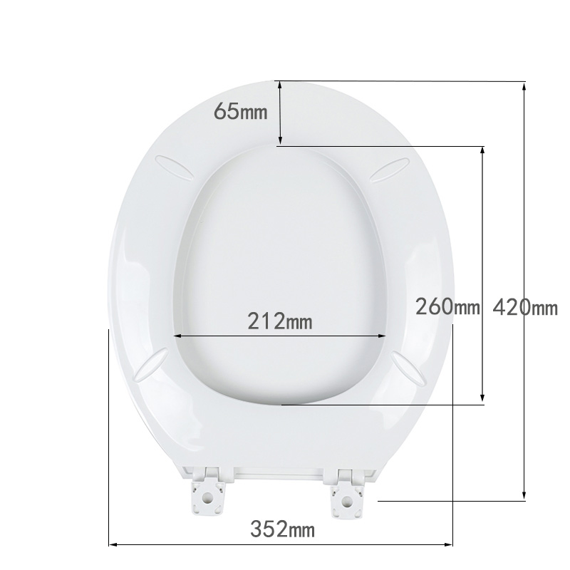 Hot Sale PP Toilet Seat Cover for Bathroom Plastic Toilet Seat Cover