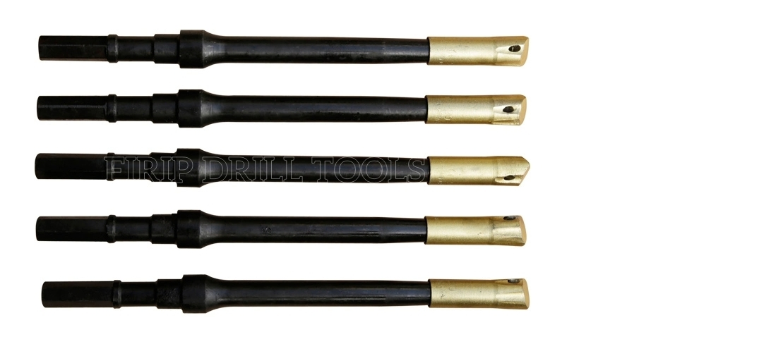 Durable H19 H22 H25 Tapered Drill Rods for Rock Extraction