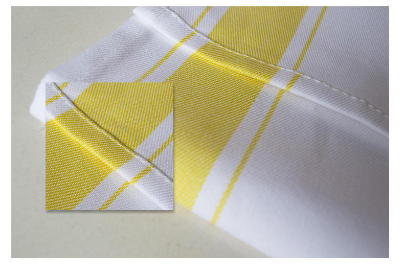 Stripes Cotton Cheesecloth Fabric Plain Colors Restaurant Wedding Decoration Cocktail Napkins