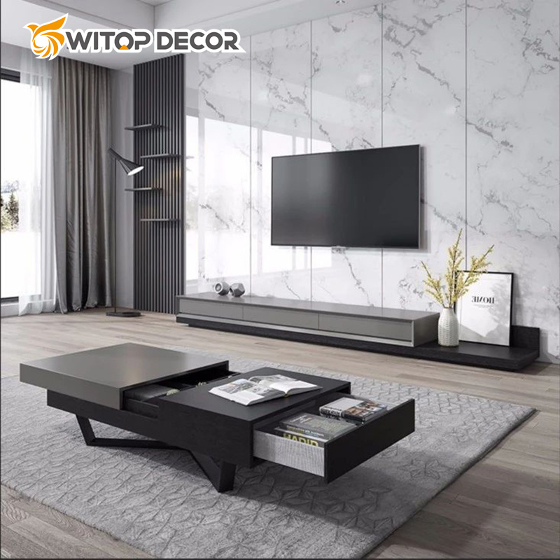 1.22m*2.44m High Gloss PVC Marble Sheet UV Board