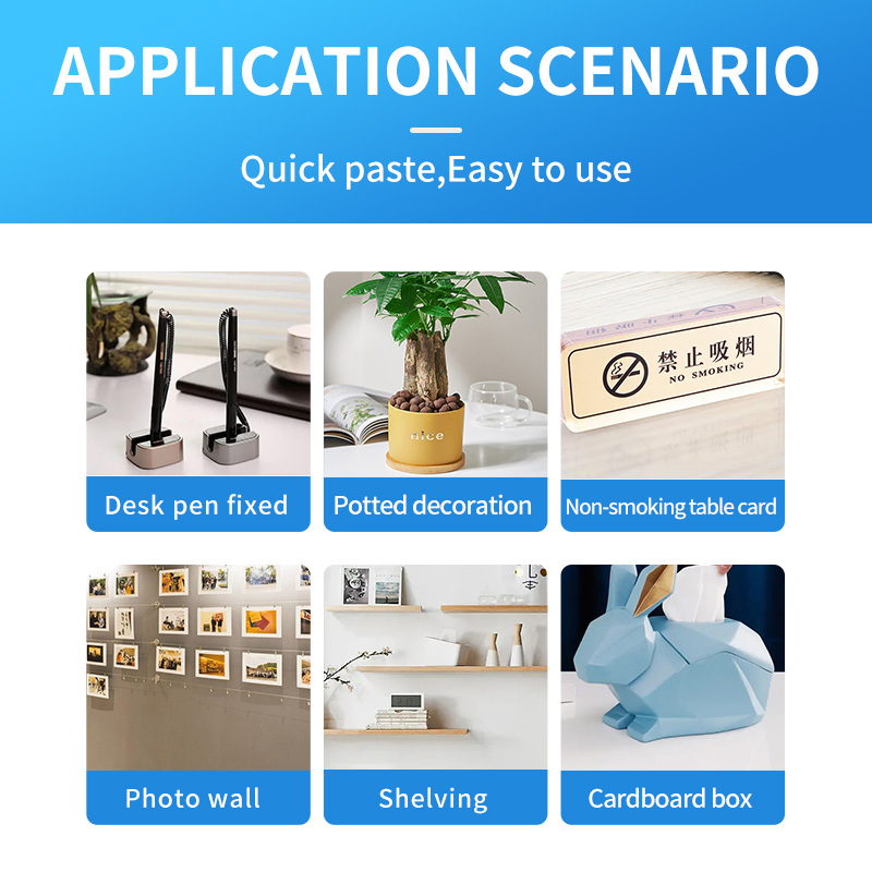 Clear Adhesive Poster Removable Double-Sided Round No Traces Sticker Sticky Tape Tack Putty