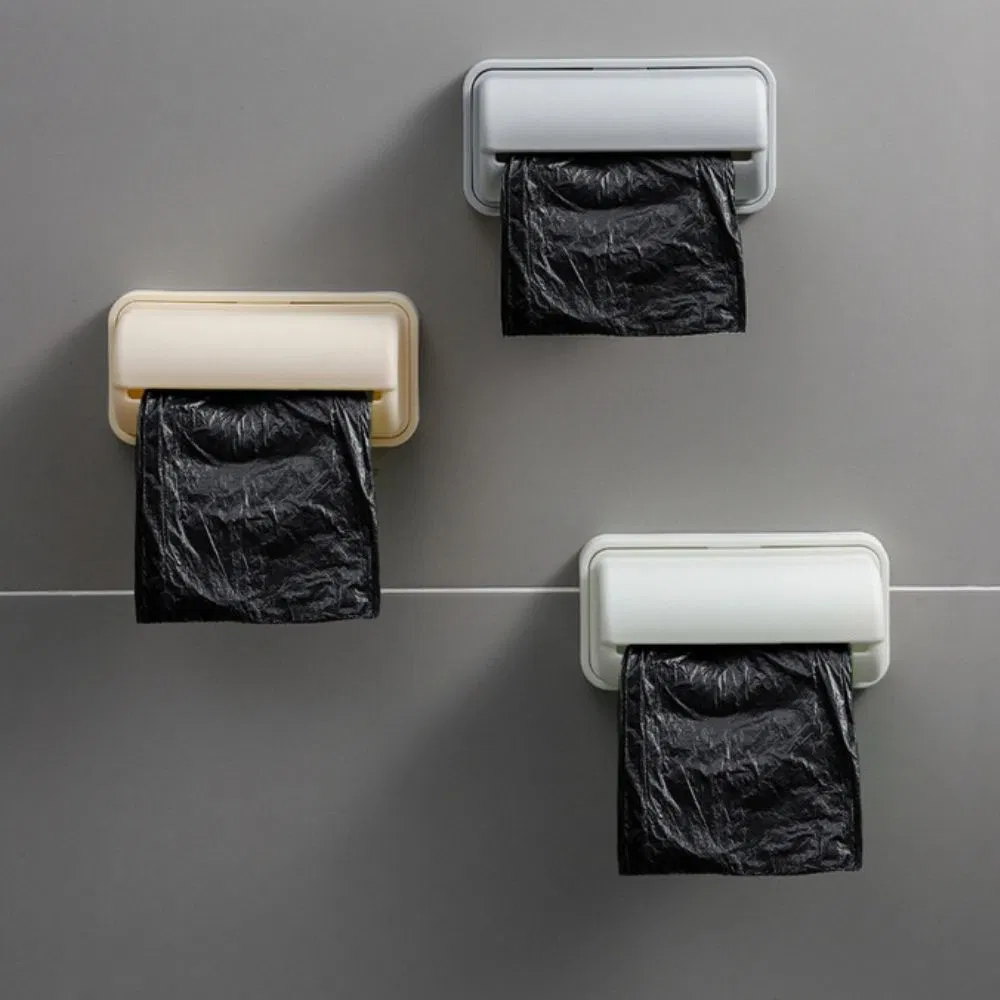Wall-Mounted Garbage Bag Dispenser Holder for Bathroom and Home Use Mi25633