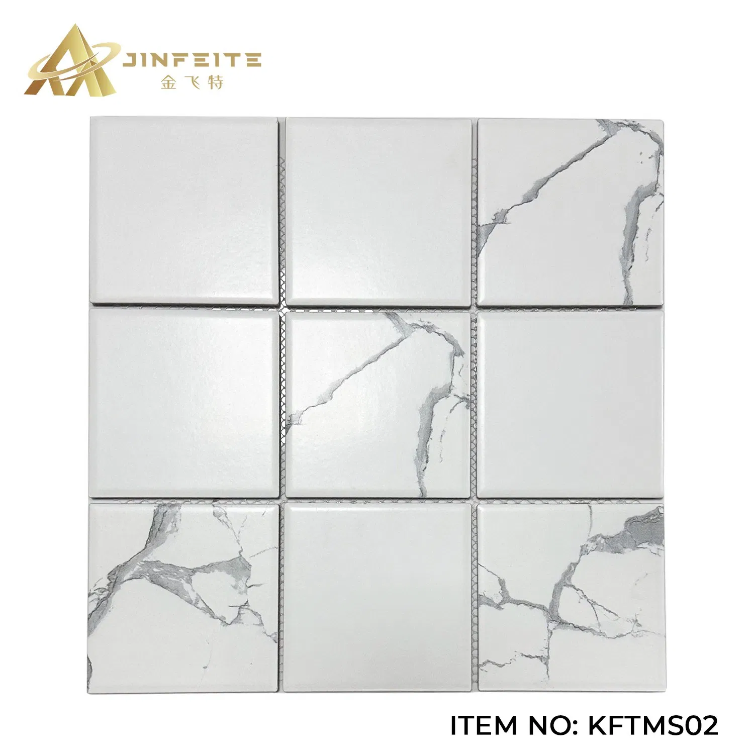 Мозаичная плитка из зеленого мраморного фарфора для бассейна