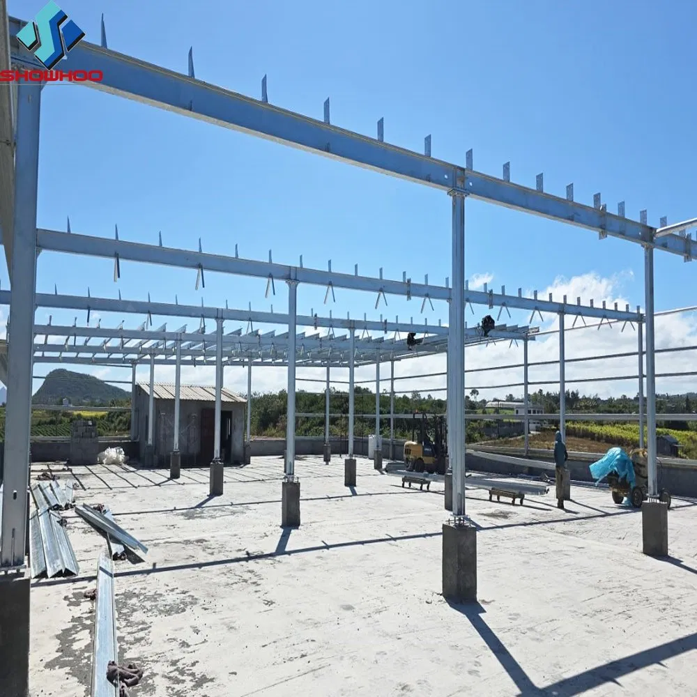 Prefabricated Steel Warehouse Workshop for Factories & Real Estate Customizable Plant Buildings