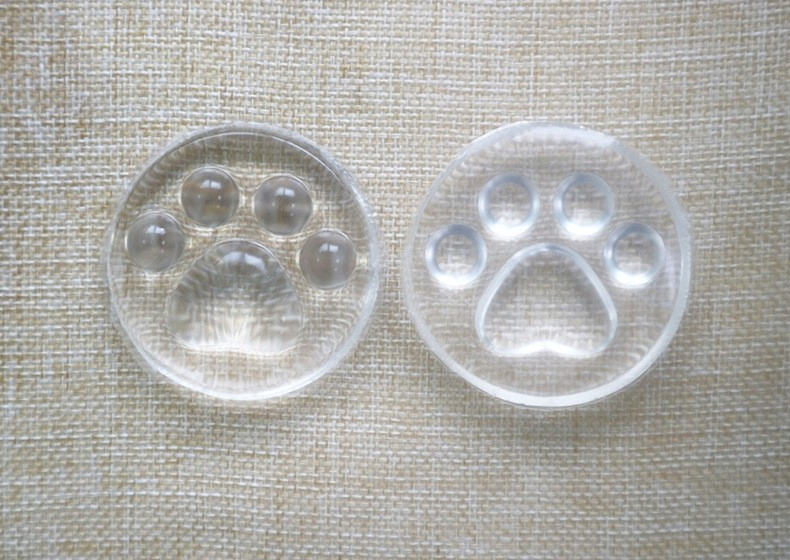 New Design Cat Claw Shape Transparent Silicone Makeup Puff for Cosmetics
