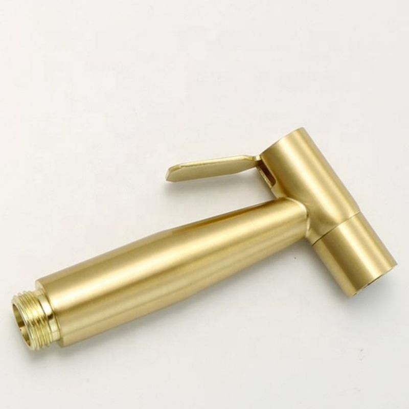 Wholesale Luxury Design Gold Power Hand Held Shattaf Portable Chrome Bidet Sprayer