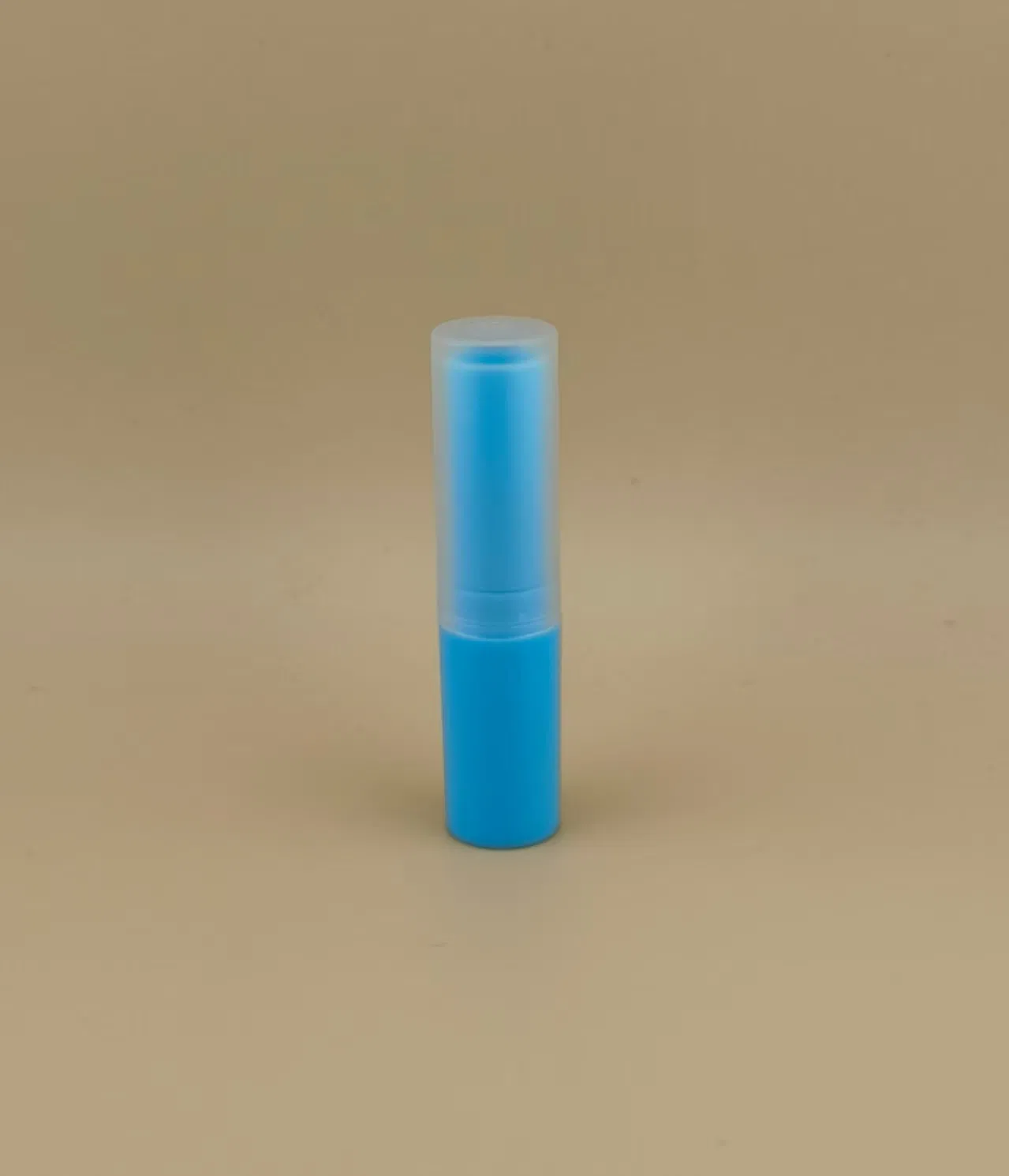 Blue Small Lip Balm Packaging with Clear Matte Smooth Lid for Lipsticks