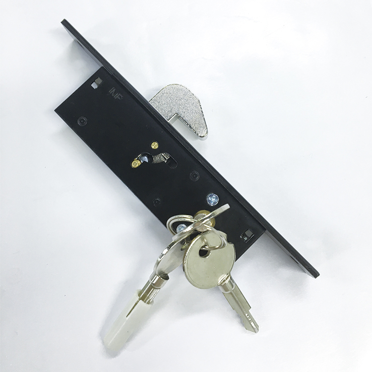 Gate Frame Glass Door Hook Lock Sliding Door Gate Cross Key Mortise Lock