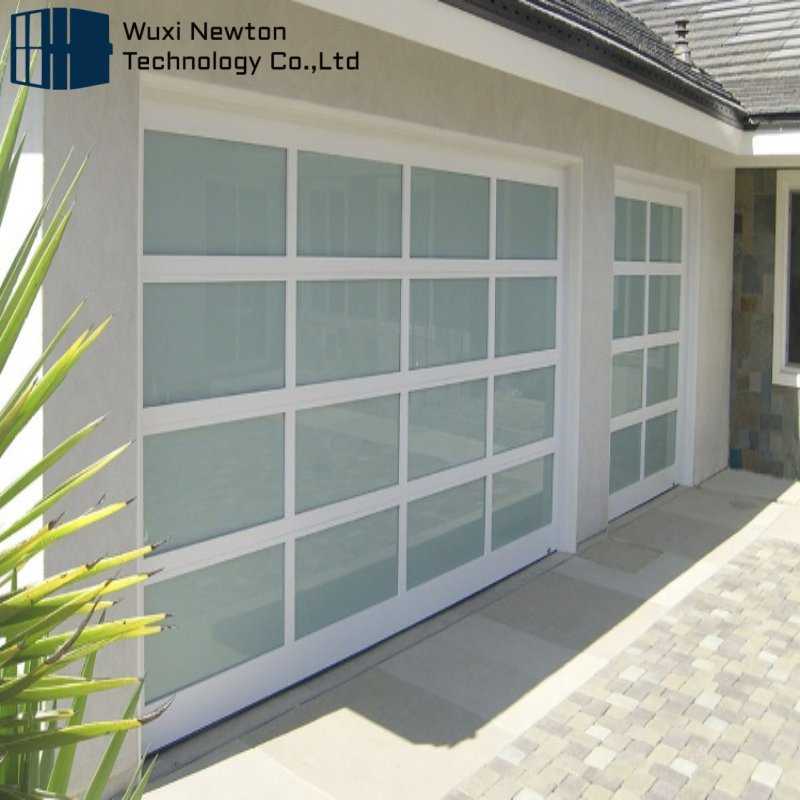 High-Performance Super Large Thermal Insulation Impact Glass Garage Door Warehouse