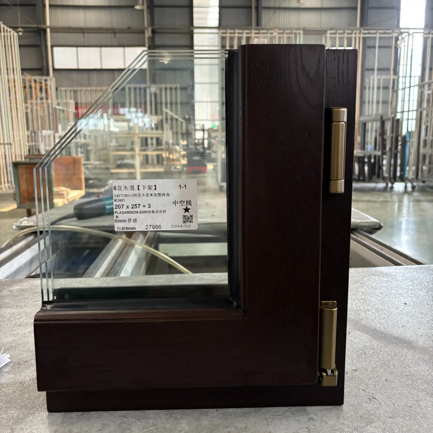 Premium Wood-Aluminum Composite Inside Opening Window for Natural Aesthetics