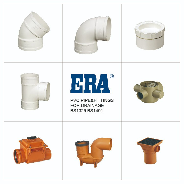 Era UPVC/PVC/Plastic/Drainage Fittings Plane Cross Drainage Fitting