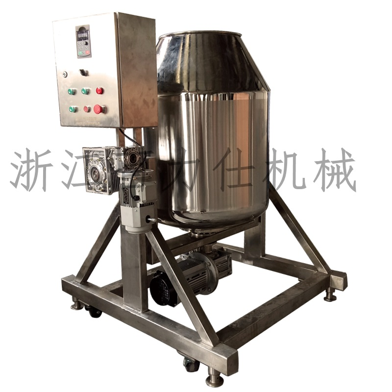 Industrial 100L Drum Mixer Stainless Steel Equipmenr Flip Stirring Dry Powder Mixing Machine