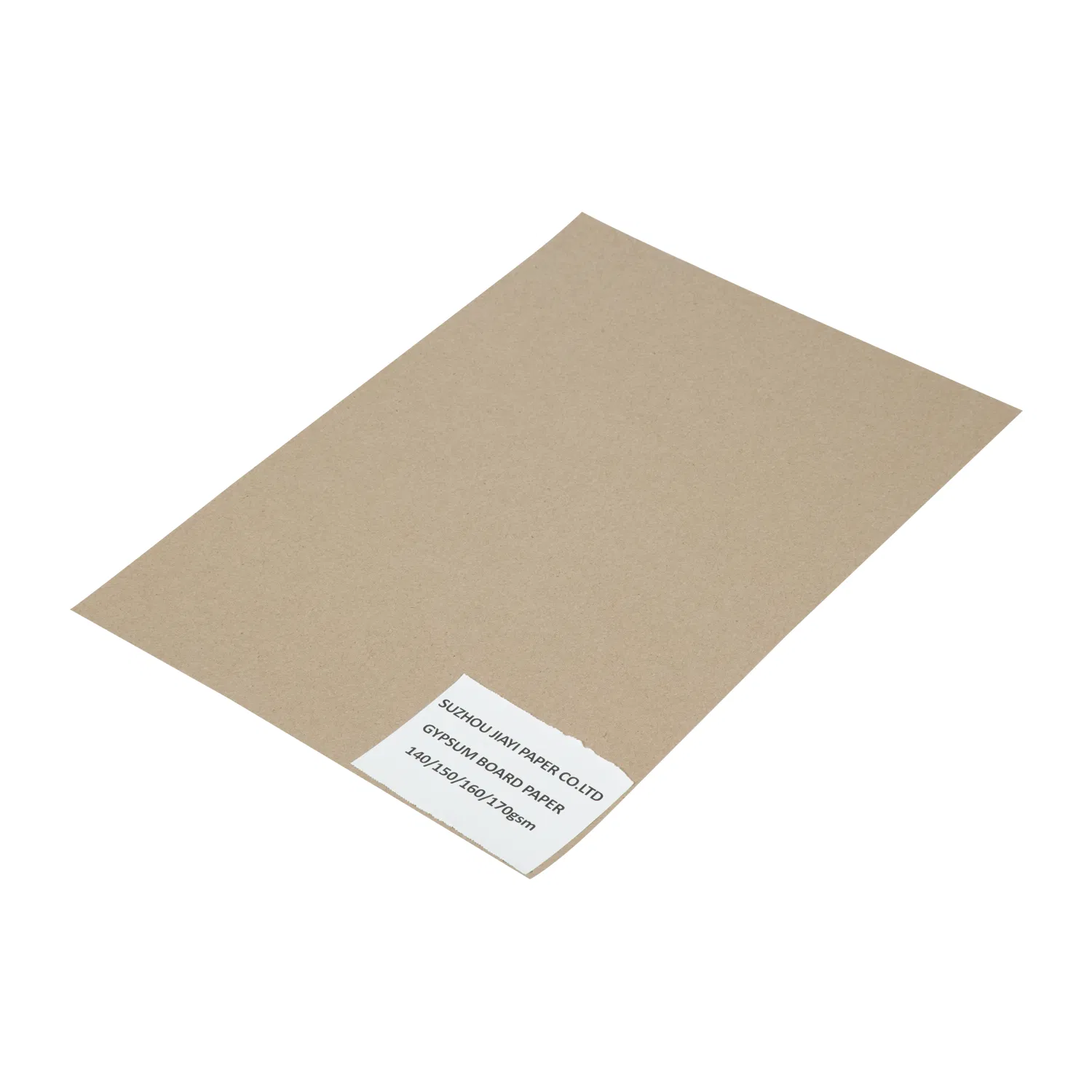 140GSM 150GSM Grey Color Gypsum Board Paper Used for Making Gypsum Board