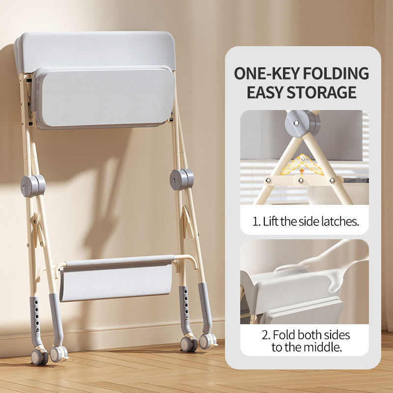 Multi Functional Luxury Portable Foldable 2-in-1 Baby Diaper Changing Table