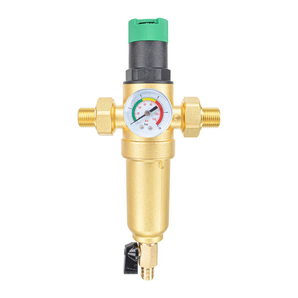 Bsp Thread House Heating System Purifier Forged Brass Water Pre Filter Valve
