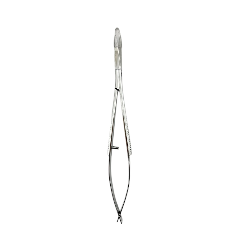 Perfect Plucking Eyebrow Scissors Curved Straight Spring Stainless Steel Eyebrow Tweezer
