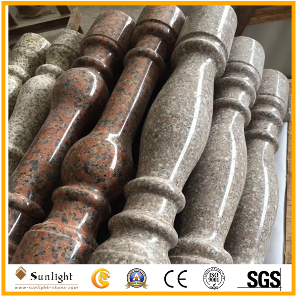 Natural Stone Yellow/Red/Pink/Grey/Black/White Granite/Marble Baluster